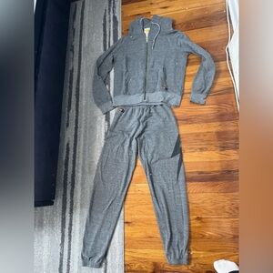 Aviator Natoon Gray Track Pants & Joggers Set